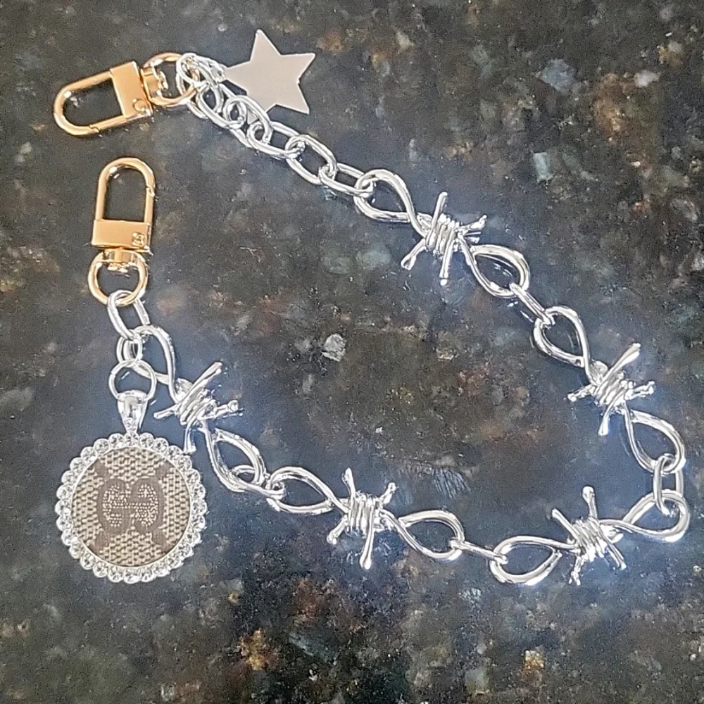 Authentic upcycled Gucci Handbag Charm. Handmade
